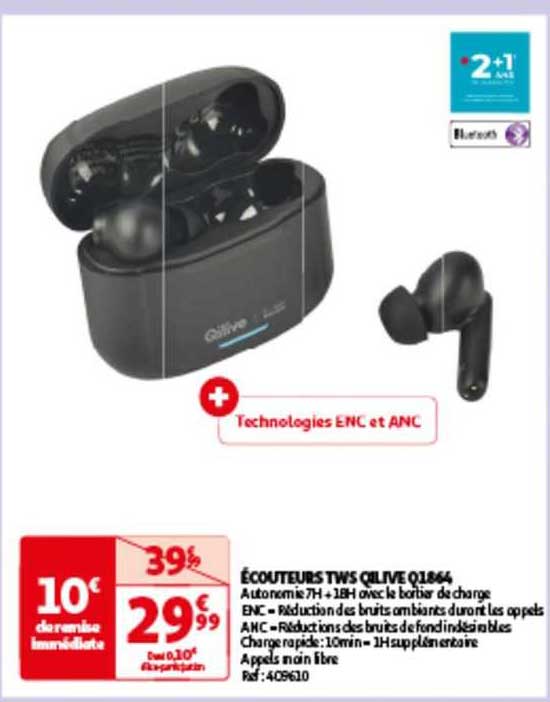 écouteurs tws qilive q1864