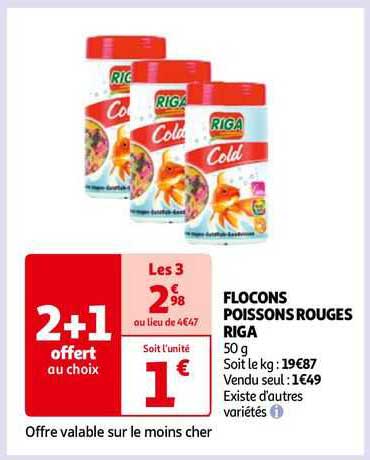 Flocons Poissons Rouges Riga