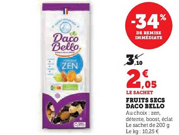 fruits secs daco bello
