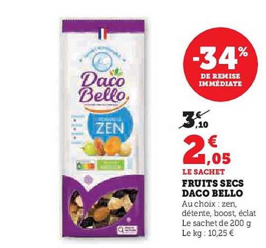 fruits secs daco bello