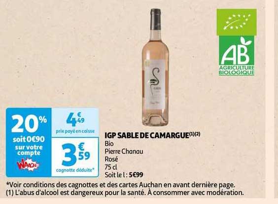 igp sable de camargue bio pierre chanau