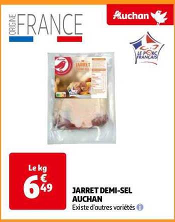 jarret demi-sel auchan