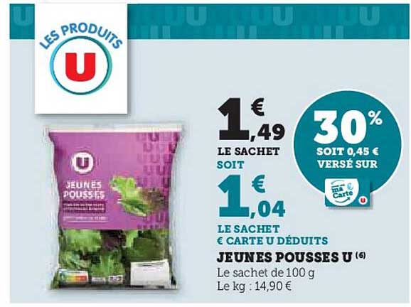 jeunes pousses u