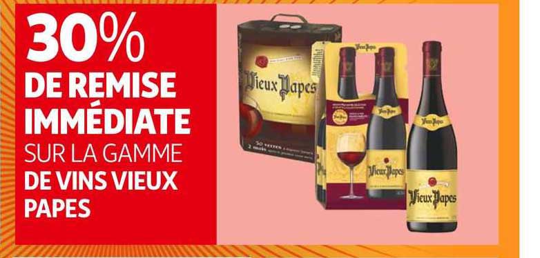 la gamme de vins vieux papes