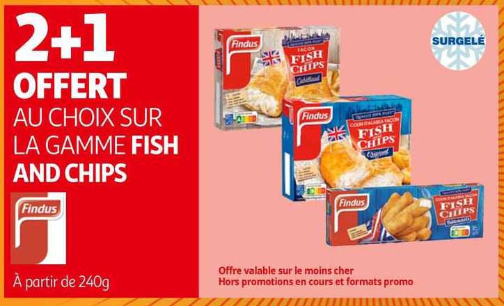 la gamme fish and chips findus