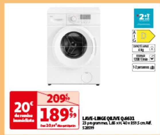 lave-linge qilive q.6631