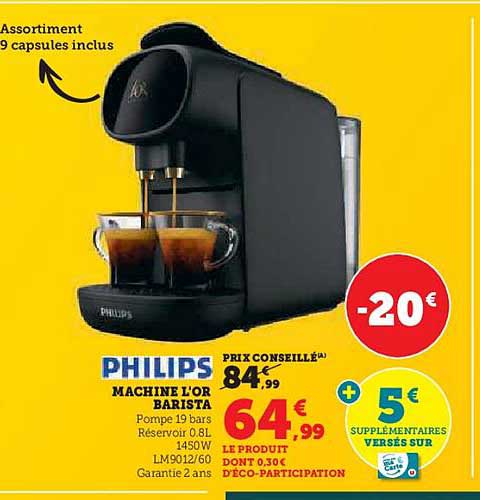 Machine L'or Barista Philips