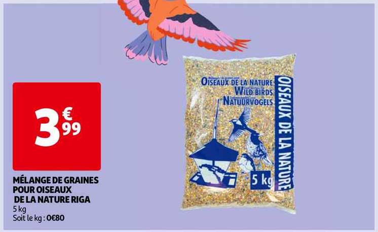 Mélange De Graines Pour Oiseaux De La Nature Riga