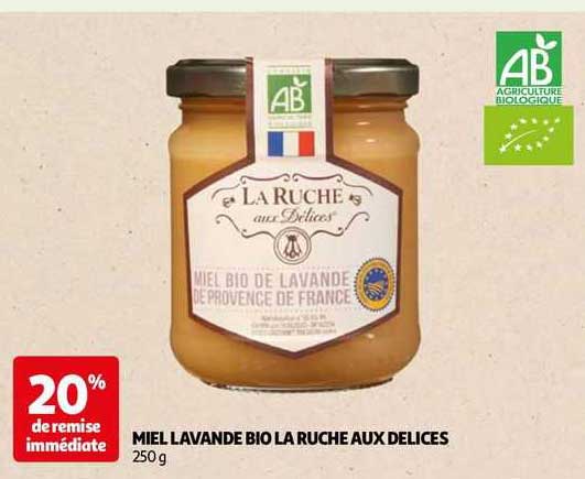 miel lavande bio la ruche aux délices