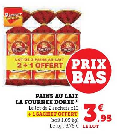 pains au lait la fournée dorée