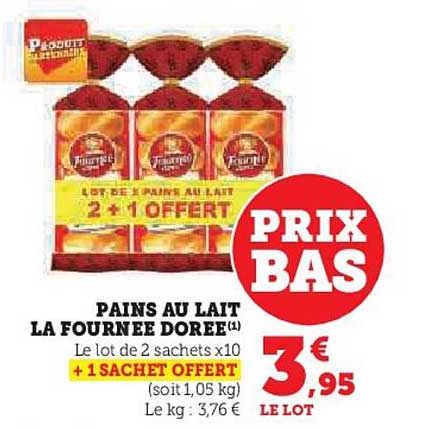pains au lait la fournée dorée