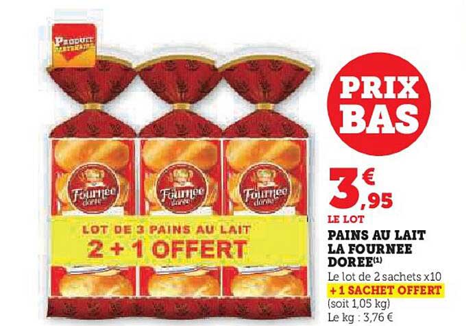 pains au lait la fournée dorée