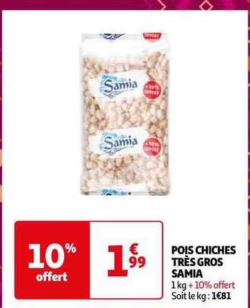pois chiches très gros samia