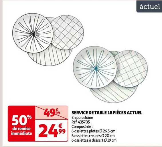 Service De Table 18 Pièces Actuel