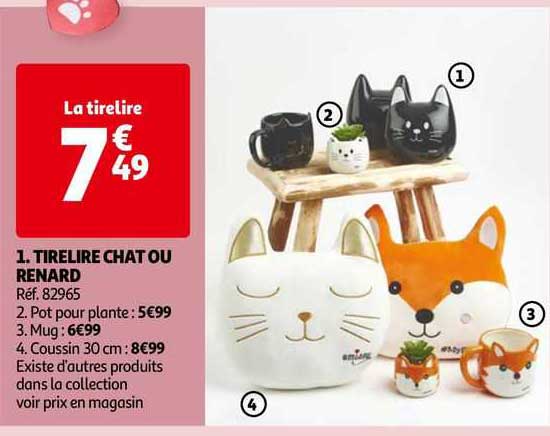 Tirelire Chat Ou Renard