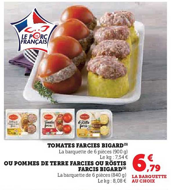 Tomates Farcies Bigard Ou Pommes De Terre Farcies Ou Röstis Farcis Bigard