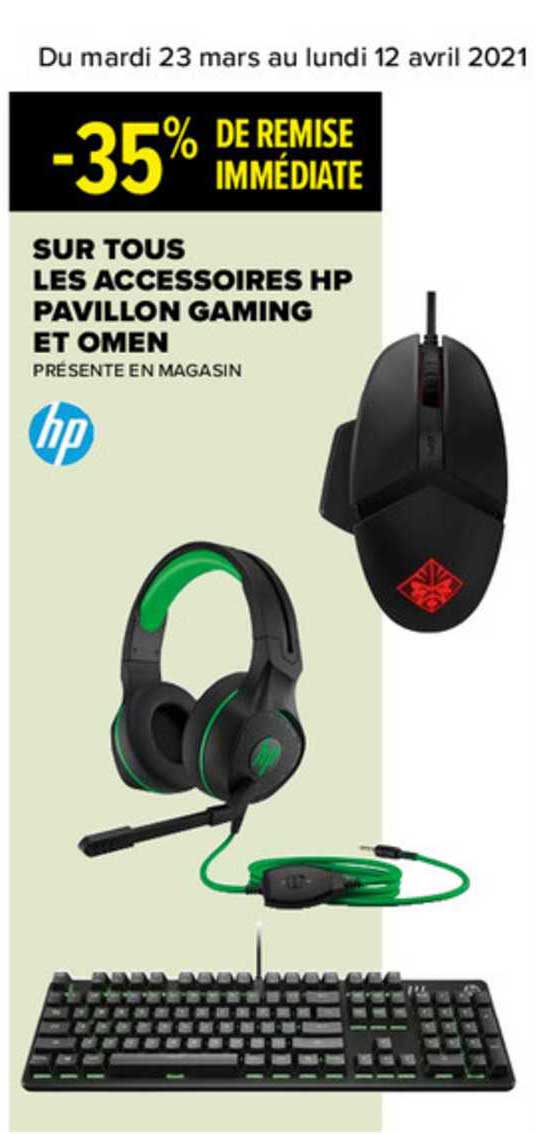 accessoires hp pavillon gaming et omen