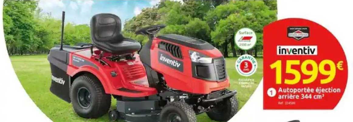 autoportée éjection arrière 344 cm3 inventiv