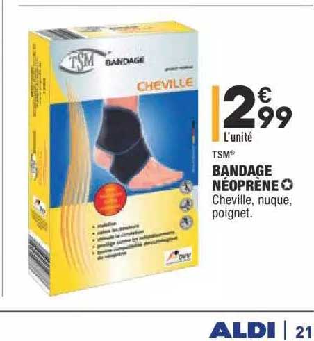 bandage néoprène tsm