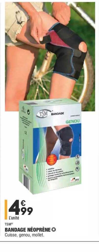 bandage néoprène tsm