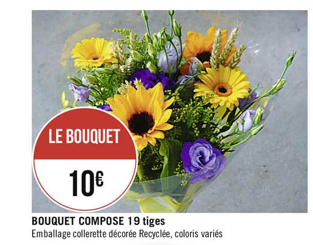 Bouquet Composé 19 Tiges