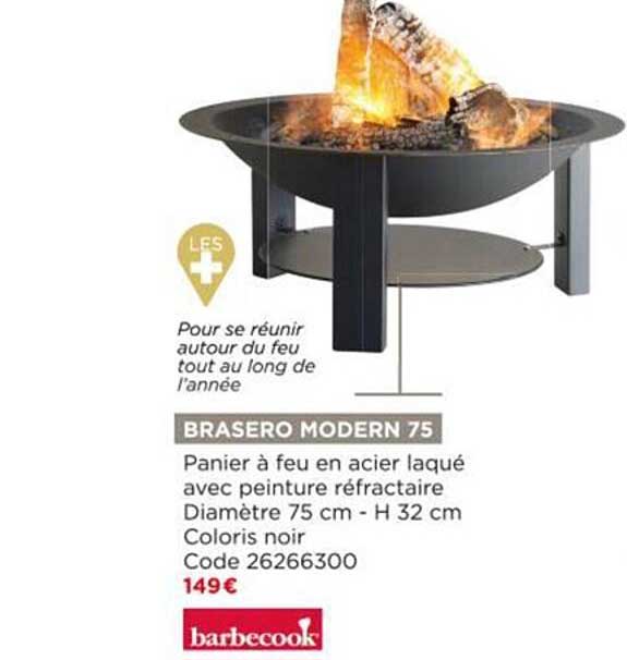 brasero modern 75 barbecook