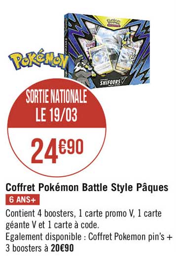 coffret pokémon battle style pâques