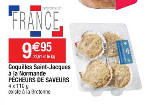 coquilles saint-jacques à la normande pêcheurs de saveurs