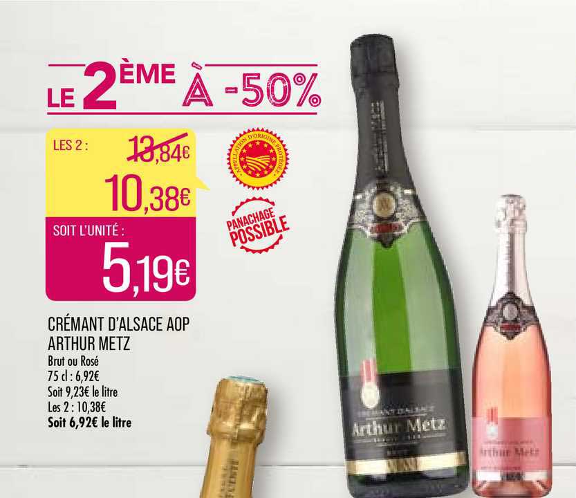 crémant d'alsace aop arthur metz
