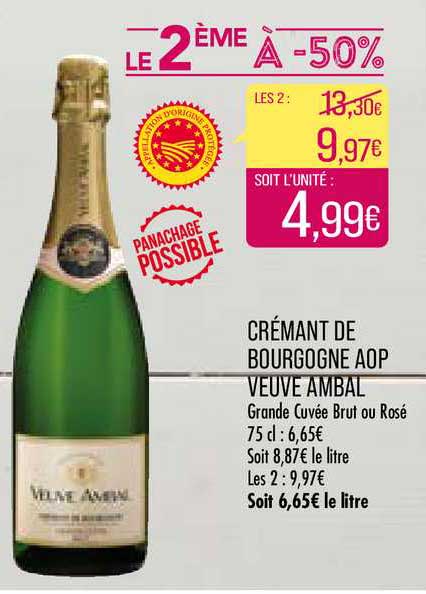 Crémant De Bourgogne Aop Veuve Ambal
