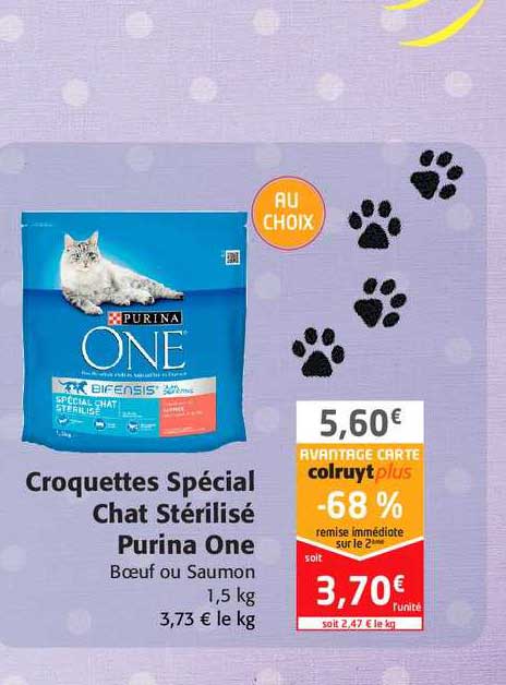 Croquettes Spécial Chat Stérilisé Purina One