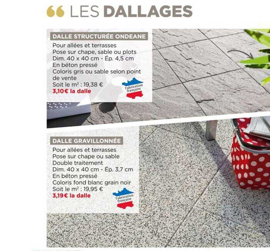 dalle structurée ondeane, dalle gravillonnée