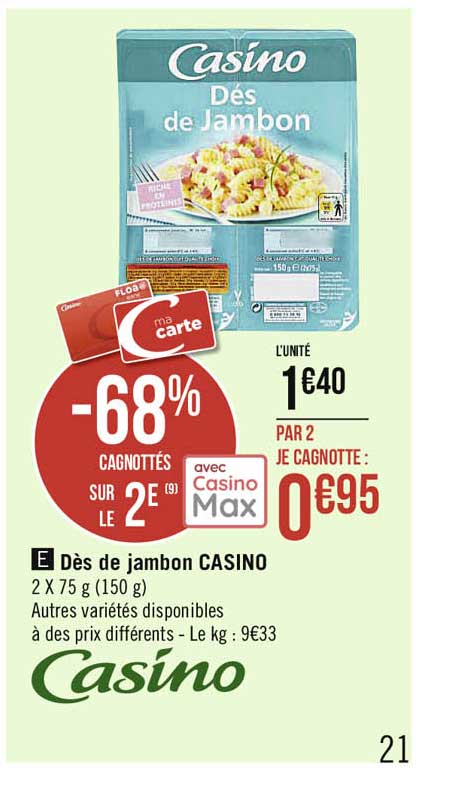 Dès De Jambon Casino