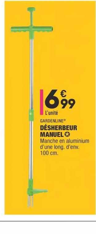 désherbeur manuel gardenline
