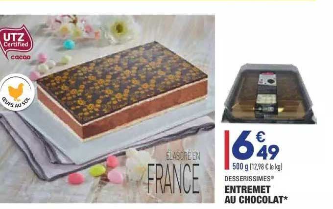 entremet au chocolat desserissimes