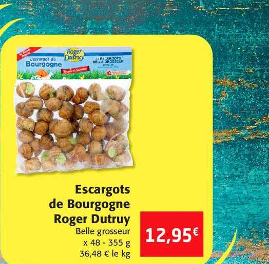 escargots de bourgogne roger dutruy