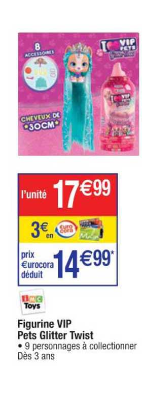 Figurine Vip Pets Glitter Twist