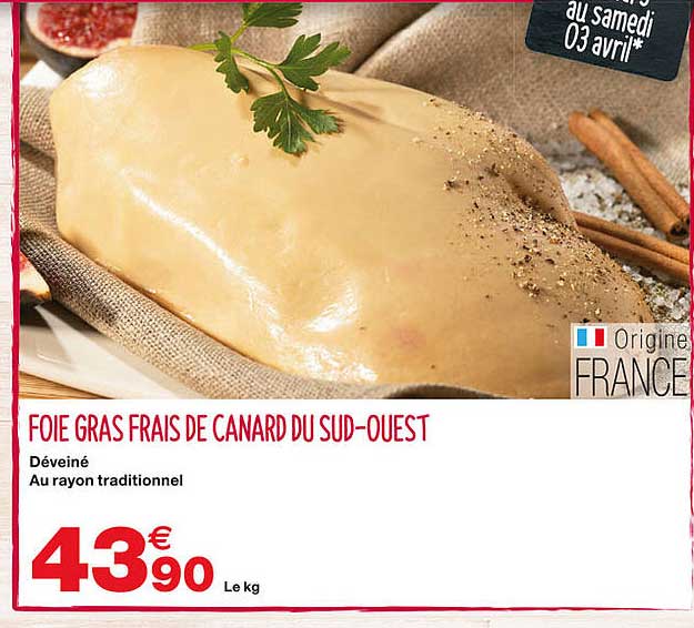 foie gras frais de canard du sud-ouest