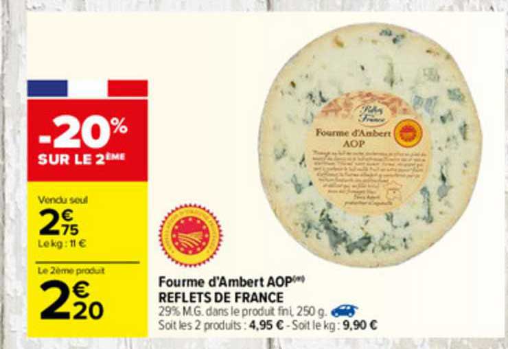 fourme d'ambert aop reflets de france