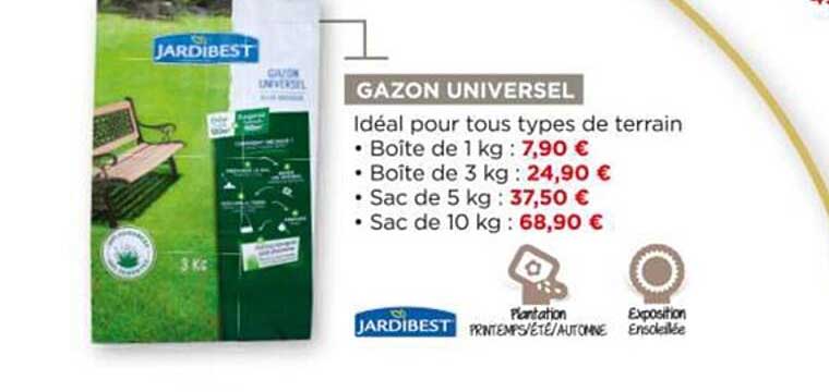 gazon universel jardibest