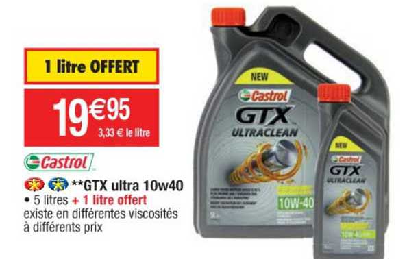 gtx ultra 10w40 castrol