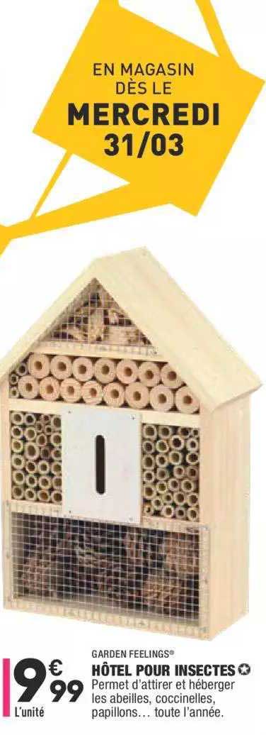 hôtel pour insectes garden feelings