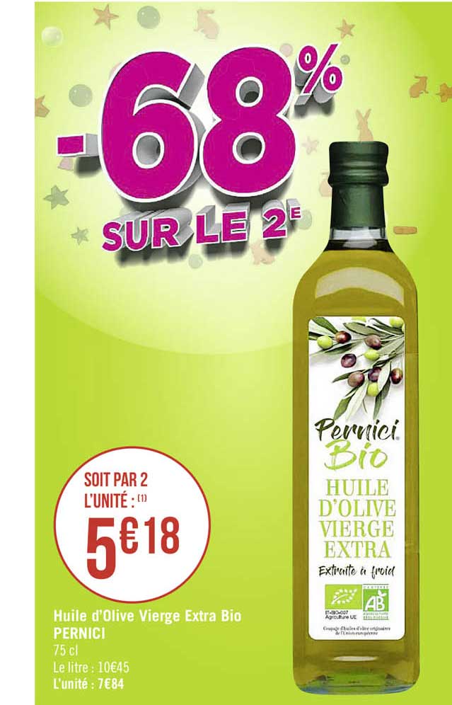 huile d'olive vierge extra bio pernici