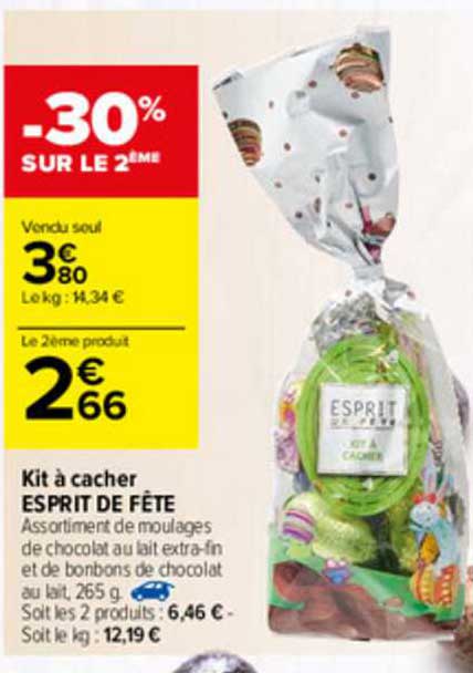 kit à cacher esprit de fête