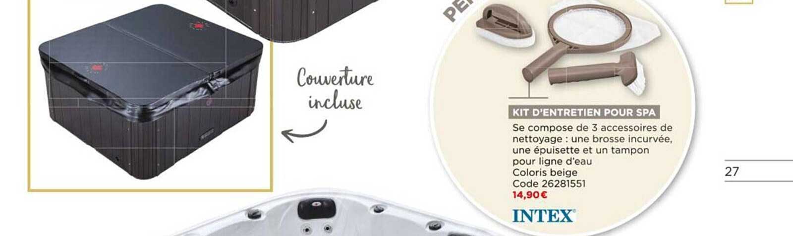 kit d'entretien pour spa