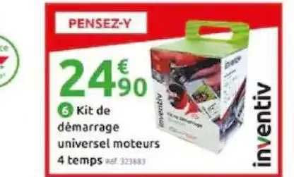 kit de démarrage universel moteurs 4 temps inventiv