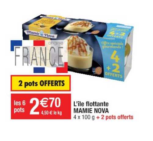 l'île flottante mamie nova