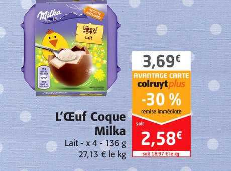 L'œuf Coque Milka