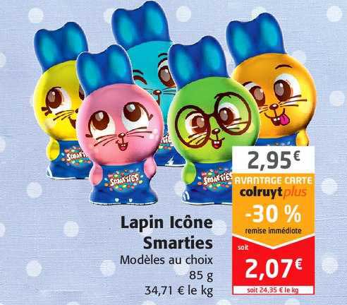 lapin icône smarties
