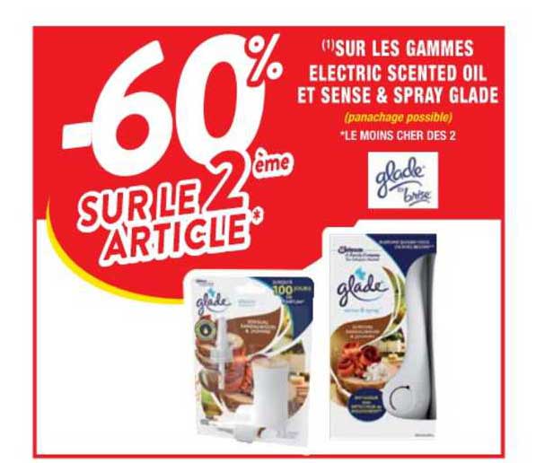 les gammes electric scented oil et sense & spray glade